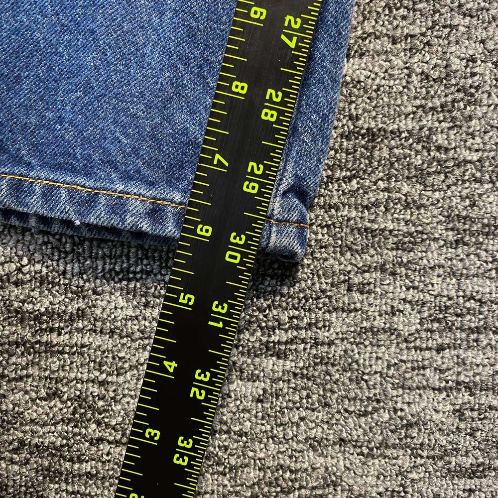 Levis 517 Bootcut Jeans Mens 36x30 Blue Medium Dark Wash Denim Rugged Workwear - Picture 11 of 15